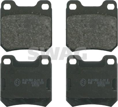 Swag 40 91 6133 - Brake Pad Set, disc brake www.autospares.lv