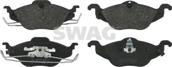 Swag 40 91 6233 - Bremžu uzliku kompl., Disku bremzes autospares.lv