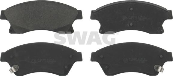 Swag 40 91 6789 - Bremžu uzliku kompl., Disku bremzes www.autospares.lv