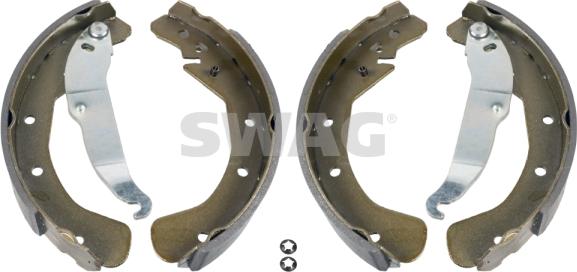 Swag 40 91 7458 - Bremžu loku komplekts www.autospares.lv