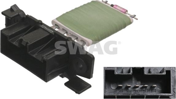 Swag 40 10 0043 - Rezistors, Salona ventilators www.autospares.lv