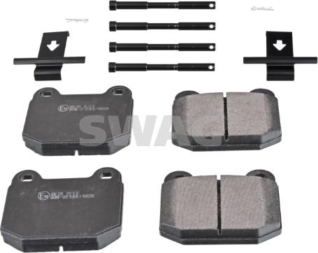 Swag 40 11 6159 - Brake Pad Set, disc brake www.autospares.lv