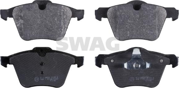 Swag 55 91 6772 - Тормозные колодки, дисковые, комплект www.autospares.lv