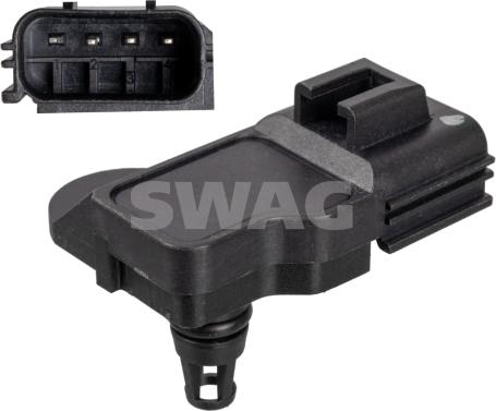 Swag 55 10 6080 - Devējs, Spiediens ieplūdes traktā www.autospares.lv