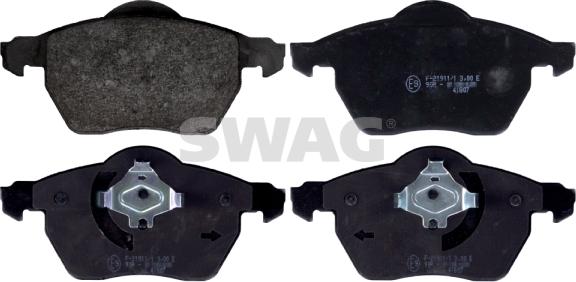 Swag 55 11 6213 - Brake Pad Set, disc brake www.autospares.lv