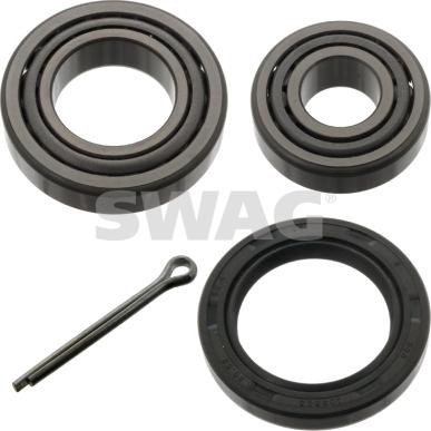 Swag 50 90 5393 - Подшипник ступицы колеса, комплект www.autospares.lv