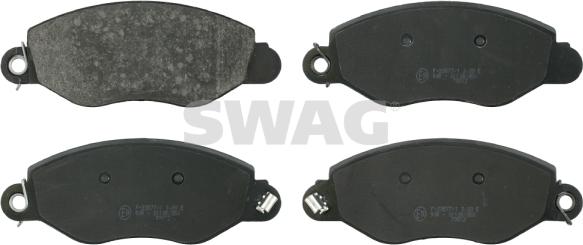 Swag 50 91 6424 - Bremžu uzliku kompl., Disku bremzes autospares.lv