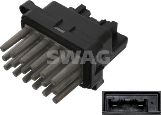 Swag 50 93 8645 - Сопротивление, реле, вентилятор салона www.autospares.lv