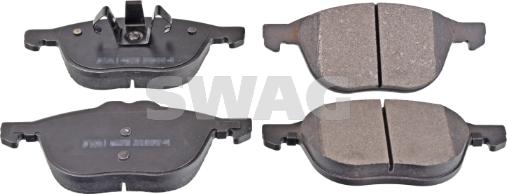 Swag 50 11 6224 - Тормозные колодки, дисковые, комплект www.autospares.lv