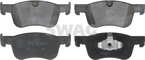 Swag 64 91 6957 - Bremžu uzliku kompl., Disku bremzes www.autospares.lv