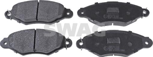 Swag 60 91 6441 - Тормозные колодки, дисковые, комплект www.autospares.lv