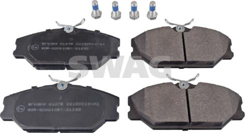 Swag 60 91 6429 - Brake Pad Set, disc brake www.autospares.lv