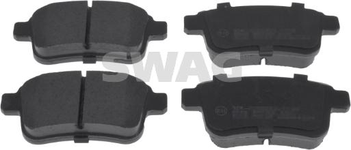 Swag 60 91 6897 - Brake Pad Set, disc brake www.autospares.lv