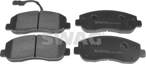 Swag 60 91 6845 - Bremžu uzliku kompl., Disku bremzes www.autospares.lv