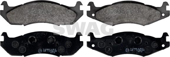 Swag 60 11 6196 - Bremžu uzliku kompl., Disku bremzes www.autospares.lv