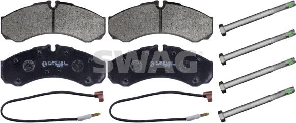 Swag 60 11 6193 - Bremžu uzliku kompl., Disku bremzes www.autospares.lv