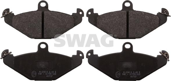 Swag 60 11 6189 - Bremžu uzliku kompl., Disku bremzes www.autospares.lv