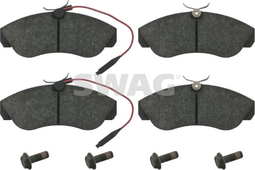 Swag 62 91 6069 - Brake Pad Set, disc brake www.autospares.lv