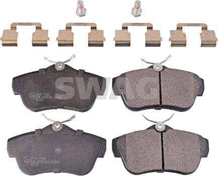 Swag 62 91 6891 - Bremžu uzliku kompl., Disku bremzes www.autospares.lv