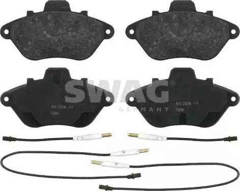 Swag 62 91 6376 - Bremžu uzliku kompl., Disku bremzes www.autospares.lv