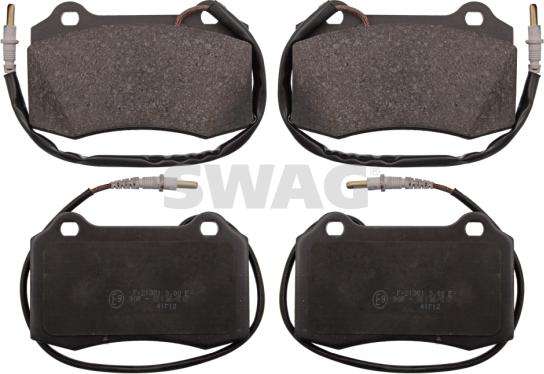 Swag 62 11 6165 - Bremžu uzliku kompl., Disku bremzes www.autospares.lv