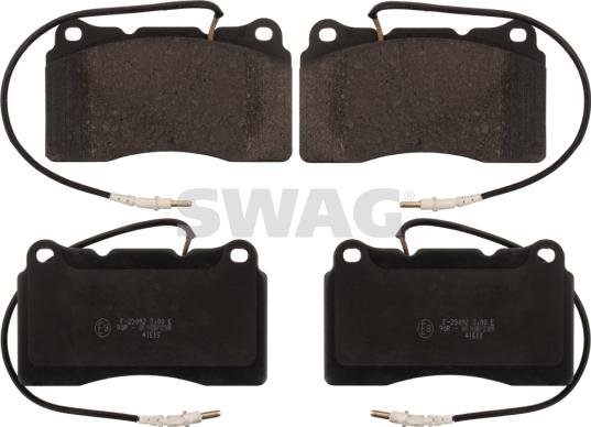 Swag 62 11 6167 - Bremžu uzliku kompl., Disku bremzes www.autospares.lv