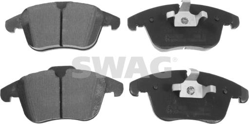 Swag 15 11 6380 - Тормозные колодки, дисковые, комплект www.autospares.lv