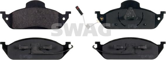 Swag 10 91 6410 - Bremžu uzliku kompl., Disku bremzes www.autospares.lv