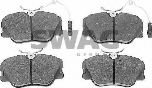 Swag 10 91 6059 - Bremžu uzliku kompl., Disku bremzes www.autospares.lv