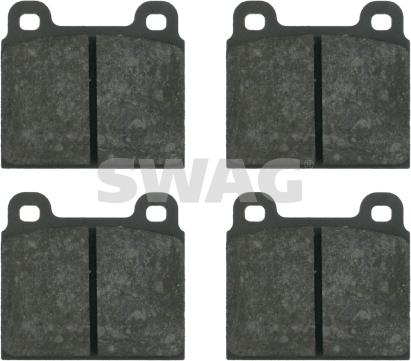 Swag 10 91 6134 - Brake Pad Set, disc brake www.autospares.lv