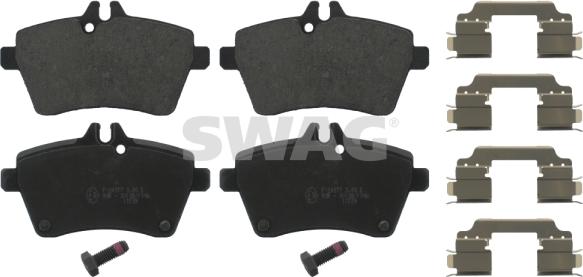 Swag 10 91 6810 - Bremžu uzliku kompl., Disku bremzes www.autospares.lv