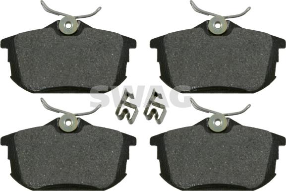 Swag 12 91 6453 - Brake Pad Set, disc brake www.autospares.lv