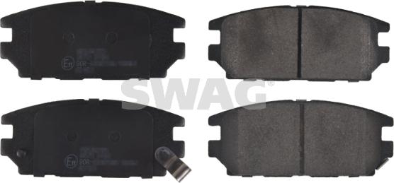 Swag 80 91 6756 - Тормозные колодки, дисковые, комплект www.autospares.lv