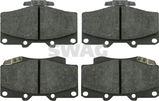 Swag 81 91 6537 - Brake Pad Set, disc brake www.autospares.lv