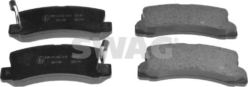 Swag 81 91 6743 - Brake Pad Set, disc brake www.autospares.lv