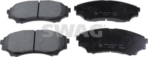 Swag 83 91 6739 - Brake Pad Set, disc brake www.autospares.lv