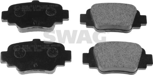 Swag 82 91 6269 - Bremžu uzliku kompl., Disku bremzes www.autospares.lv