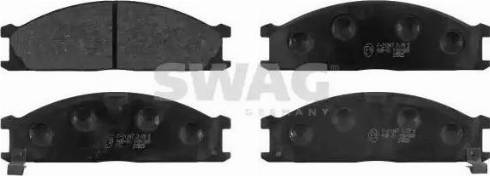 Swag 82 91 6286 - Bremžu uzliku kompl., Disku bremzes www.autospares.lv