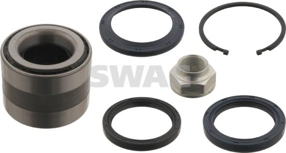 Swag 87 92 9939 - Подшипник ступицы колеса, комплект www.autospares.lv