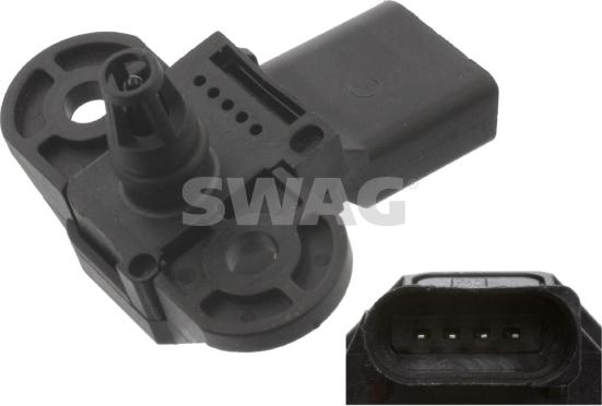 Swag 30 94 5079 - Sensor, boost pressure www.autospares.lv