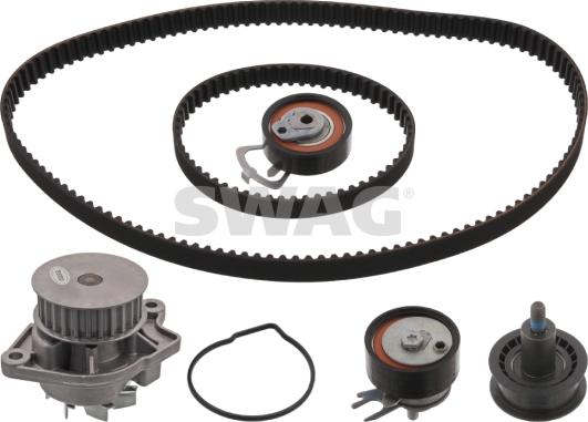 Swag 30 94 5118 - Водяной насос + комплект зубчатого ремня ГРМ www.autospares.lv