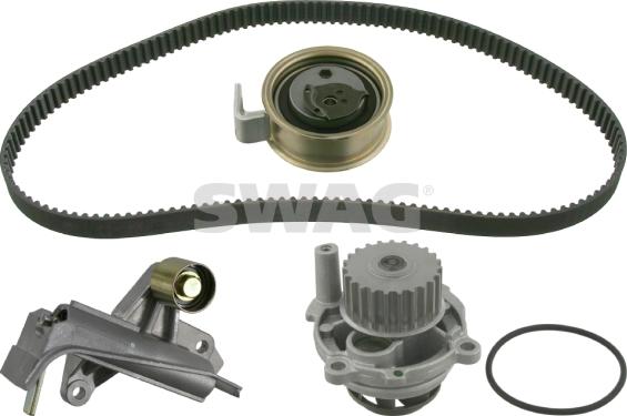 Swag 30 94 5130 - Водяной насос + комплект зубчатого ремня ГРМ www.autospares.lv