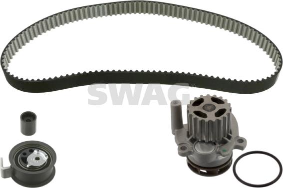 Swag 30 94 5125 - Водяной насос + комплект зубчатого ремня ГРМ www.autospares.lv