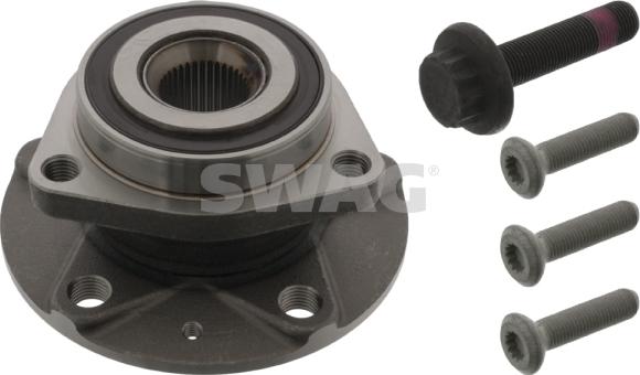 Swag 30 94 7328 - Подшипник ступицы колеса, комплект www.autospares.lv