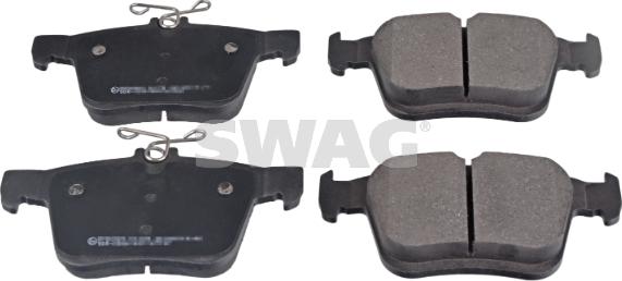 Swag 30 91 6995 - Тормозные колодки, дисковые, комплект www.autospares.lv