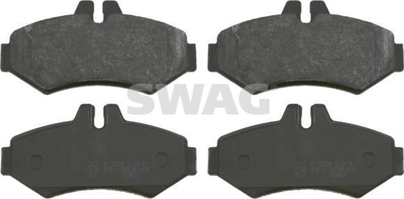 Swag 30 91 6450 - Тормозные колодки, дисковые, комплект www.autospares.lv