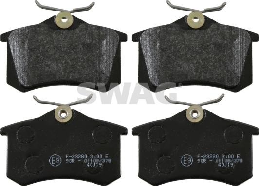 Swag 30 91 6457 - Brake Pad Set, disc brake www.autospares.lv