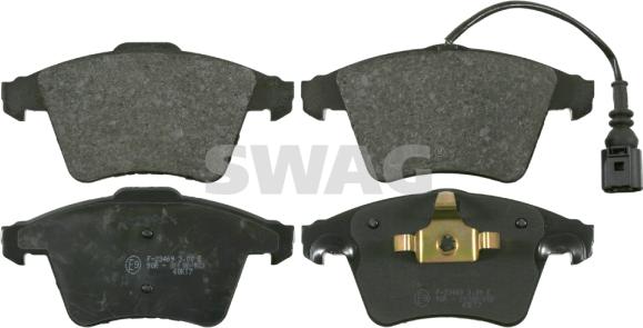 Swag 30 91 6465 - Brake Pad Set, disc brake www.autospares.lv