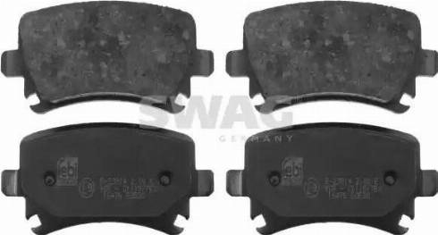 Swag 30 91 6476 - Brake Pad Set, disc brake www.autospares.lv