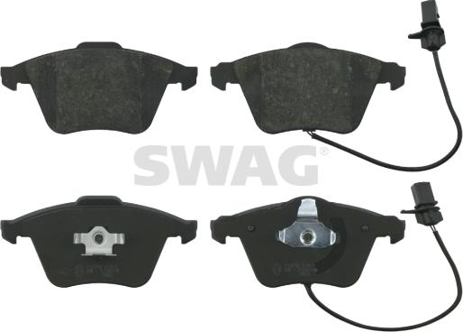 Swag 30 91 6586 - Тормозные колодки, дисковые, комплект www.autospares.lv